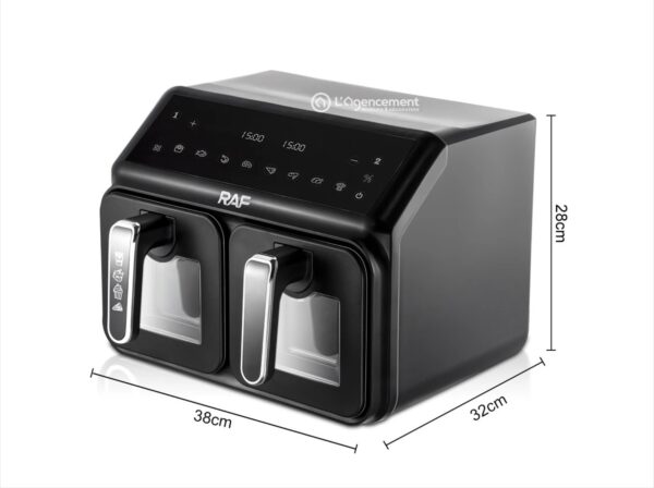 AIR FRYER 2 BACS 4,5L 2500W – Image 2