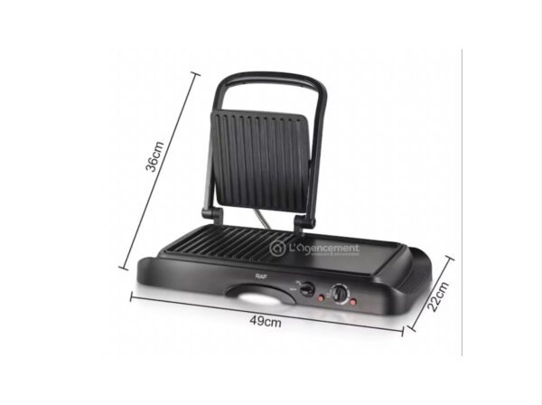 PLANCHA ELECTRIQUE 2EN1 1600W (ARRIVAGE EN-COURS) – Image 2